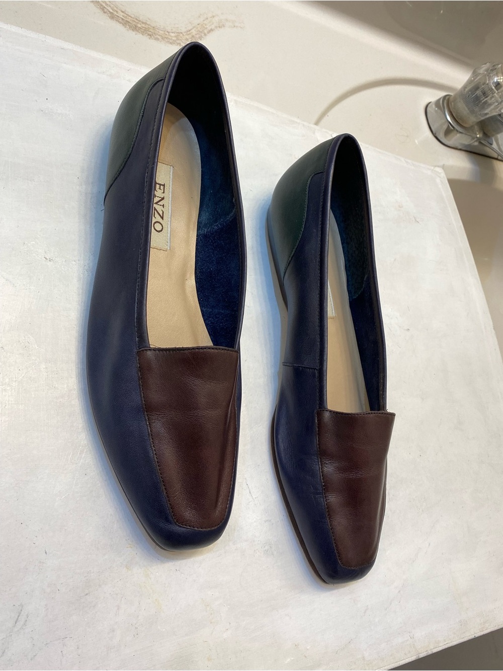 ENZO Angiolini Liberty leather loafers Women Size 10M looks NEW No wear and tear